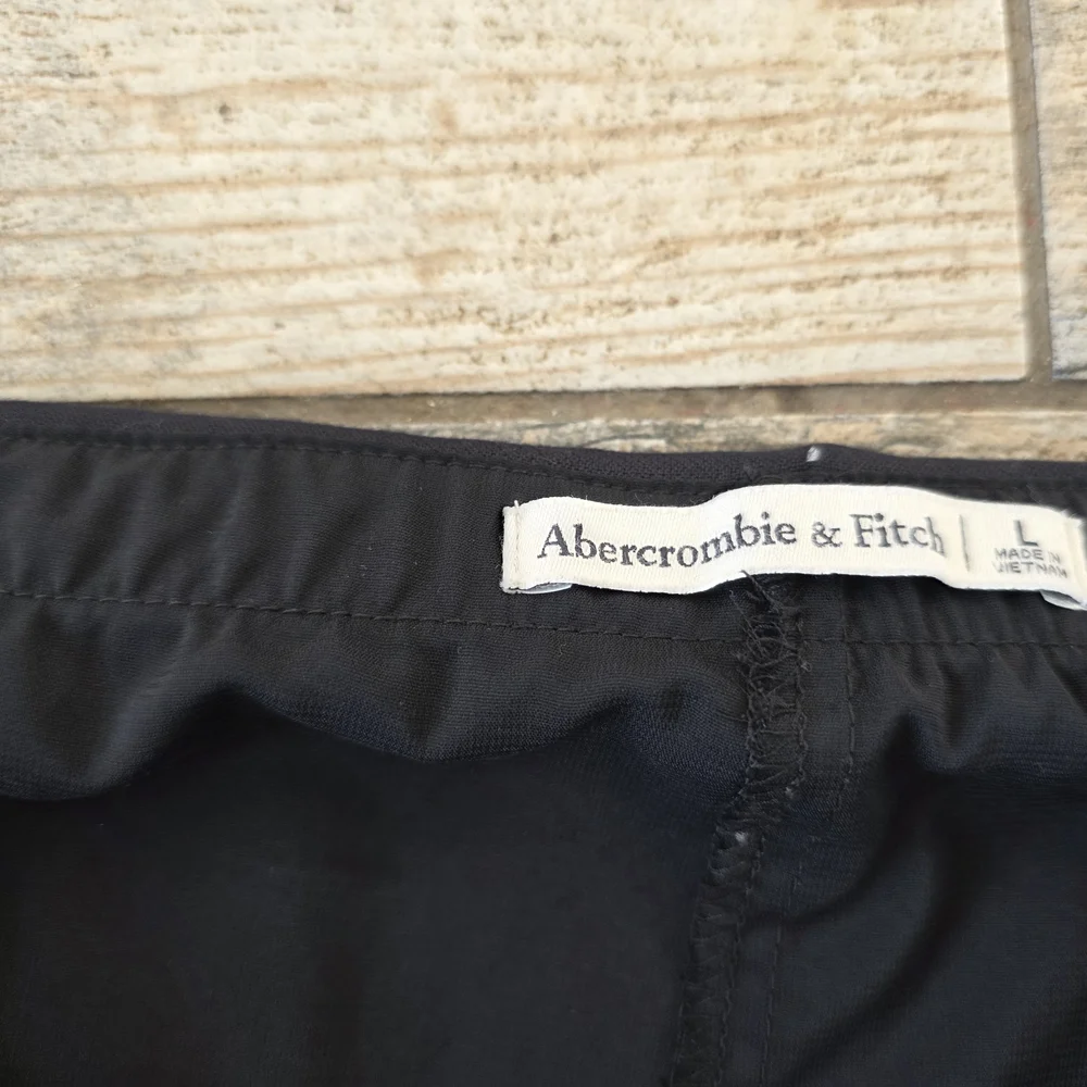 Abercrombie & Fitch A&F Black Mini Skirt Skort Shorts Sz Large L - Picture 4 of 4